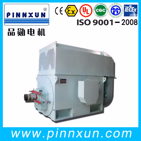 Motor eléctrico asíncrono trifásico del anillo colector 550kw del motor de inducción de la jaula de ardilla
